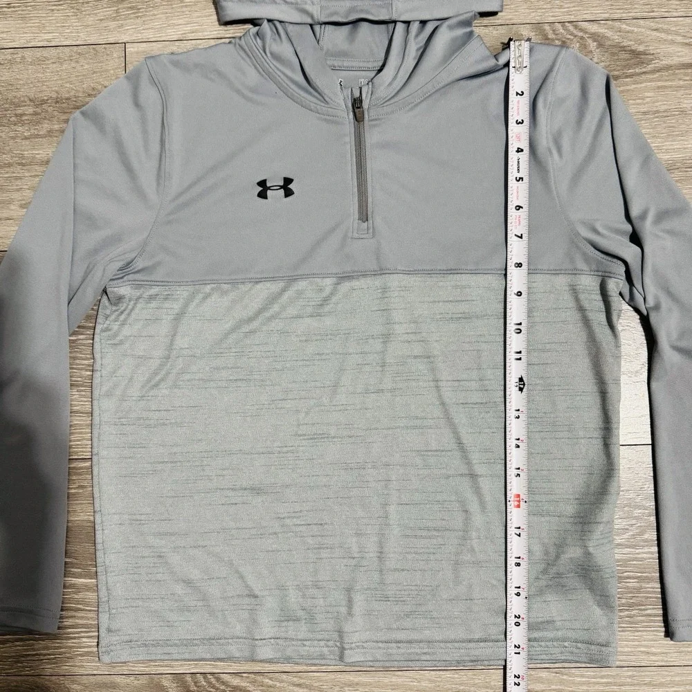 Youth Under Armour Heat Gear Loose Fit Thin Fabric Hoodie‎ Size Large Athletic